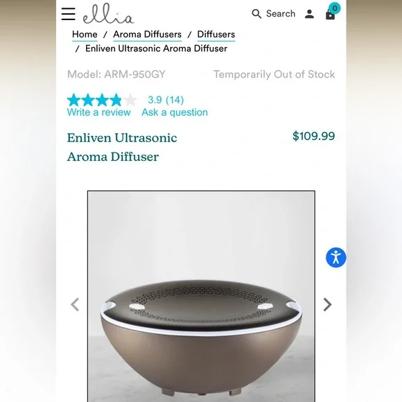 Ellia dual chamber diffuser - Picture 9 of 10